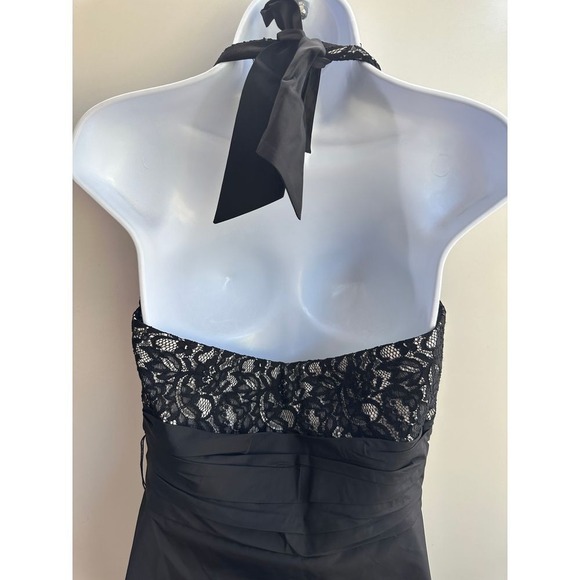 White House Black Market Lace Dress Black Whimsigoth Size 8‎ NWOT - Picture 8 of 13